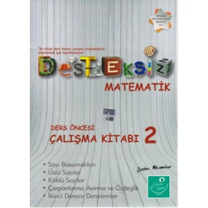 Kartezyen Desteksiz Matematik: Ders Öncesi Çalışma Kitabı 2  - Şahin Aksankur