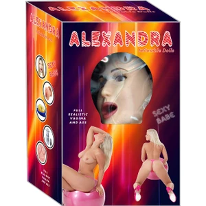 Alexandra Büyük Boy Titreşimli Realistik Şişme Bebek Kadın Manken