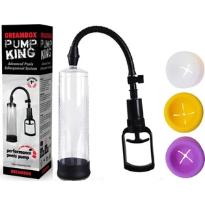 Dream Box Süper Vakum Penis Pompası+ 3 Adet Renkli Silikon Başlık