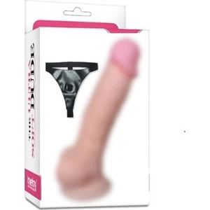 Belden Bağlamalı Protez Penis Strapon 17Cm