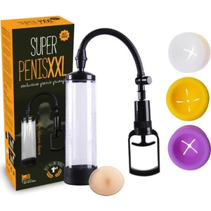 Pretty Love Penis XXL Penis Vakum Pompası + Realistik Vajina Giriş + 3 Adet Yedek Silikon Başlık