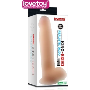 King Realistik Penis 31 Cm Et Dokusu Gerçekçi Dev Dildo