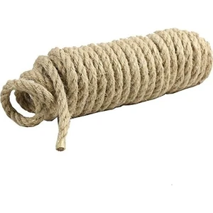 Jüt Halat 12mm 10 Metre Natürel İp Halat
