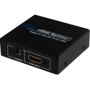 2 Port Splitter Hdmı V14 Destekli Adaptörlü Hdmı Splitter