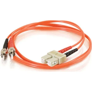 F/O Mm Sc-St Duplex Fiber Optik Patchcord Multimode 1 Mt