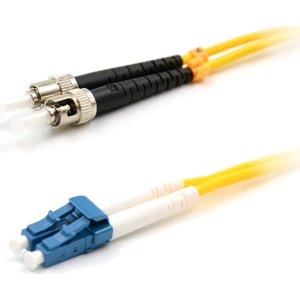 F/O Sm Lc-St Duplex Fiber Optik Patchcord Singlemode 2 Mt