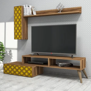Variant Planet Tv Ünitesi - Ceviz / Sarı