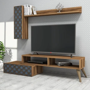 Variant Planet Tv Ünitesi - Ceviz / Mavi