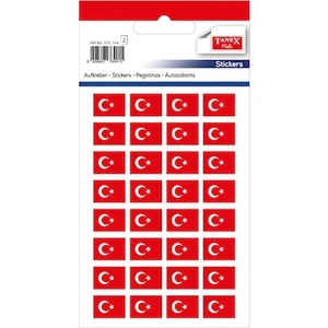 Sheet Bayrak 22x15mm 64 lü STC 154