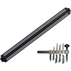 Mıknatıslı Bıçak Tutucu Stand - 38 cm Siyah