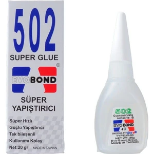 502 Güçlü Japon Yapıştırıcısı 20 Gr - Tayvan Malı