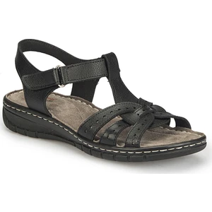 81.158589.Z Siyah Kadın Basic Comfort Sandalet