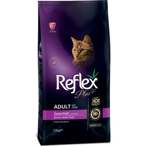 Plus Gourmet Tavuklu Renkli Taneli Yetişkin Kedi Maması 15kg