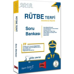 Yargı Yayınevi 2018 Rütbe Terfi Sınavlarına Hazırlık Soru Bankası Yıldız Serisi 6