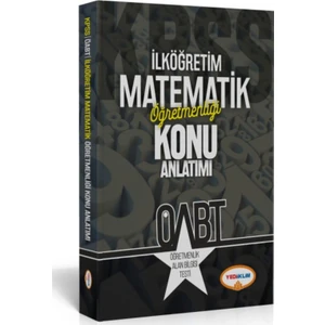 Yediiklim Yayınları Yediklim Yayınları ÖABT İlköğretim Matematik Konu Anlatımlı