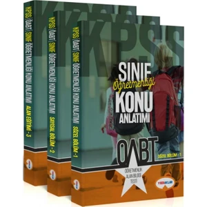 Yediiklim Yayınları ÖABT Sınıf Öğretmenliği Konu Anlatımlı Modüler Set (3 Kitap)