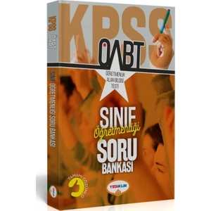 Yediiklim Yayınları ÖABT Sınıf Öğretmenliği Tamamı Çözümlü Soru Bankası