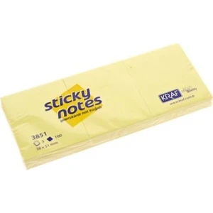 Yapişkanli Not Kağidi 38X51 Sari 3851 3 Lü