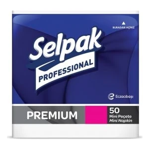 Selpak Professional Peçete Mini 24x24 Beyaz 50yp