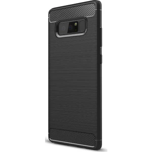 Samsung Galaxy Note 8 Brushed Carbon Fiber Silikon TPU Kılıf