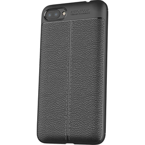 Asus Zenfone 4 Max ZC554KL Leather Effect Silikon Kılıf + Nano Glass Film