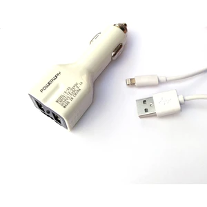 Usb Araç Şarj +Kablosu 2 Usb Çıkışlı