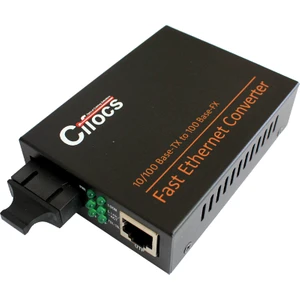 CFC1100S25 10/100M Single Mode 25 Km SC Fiber Optik Ethernet Medya Dönüştücü