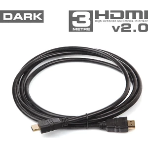 v2.0 3mt, 4K / 3D, Ağ Destekli, Altın Uçlu HDMI Kablo (DK-HD-CV20L300)
