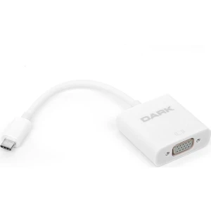 USB 3.1 Type-C' den VGA Full HD Dönüştürücü Adaptör (Alüminyum Kasa)(DK-AC-U31XVGA)
