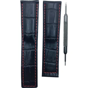 Tag Heuer Carrera Wav5112 Uyumlu 22Mm Siyah  Saat Kordonu