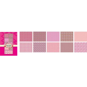 K.Color 10Lu Dosyalı Çift Taraf.Hobi Kar.Desenler