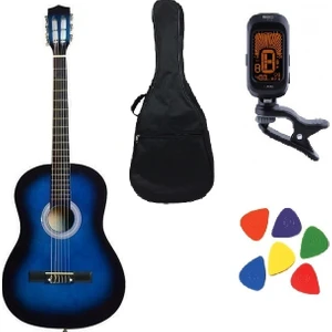9-15 Yaş  98cm   Klasik Gitar Seti Kılıf + Akort Cihazı + Pena