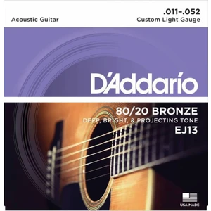 EJ13 80/20 Bronze Akustik Gitar Teli (11-52)