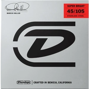Jim Dunlop DBMMS45105 Marcus Miller Super Bright Bas Gitar Teli (45-105)