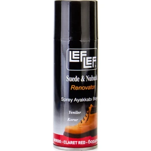 Nuri Leflef Süet Nubuk Boyası Sprey 200 ml Bordo