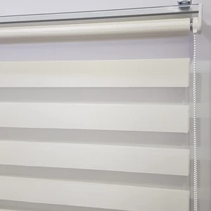 Düz Ekru (Açık Krem) Zebra Perde