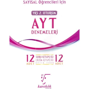 Karekök Yayıncılık AYT 12 Sayısal Deneme