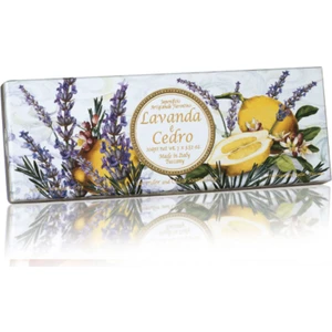 Saponificio Artigianale Fiorentino Lavender And Cedar 3*100 Gr Sabun