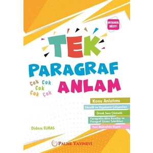 Palme Yayıncılık Tek Paragraf Anlam Konu Anlatımı