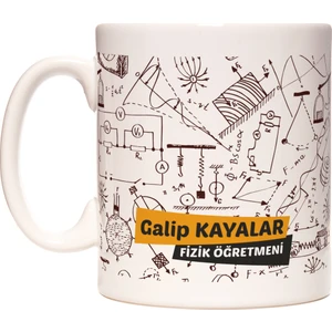 Fizik Öğretmeni Kişiye İsme Özel Meslek Kupa Bardak