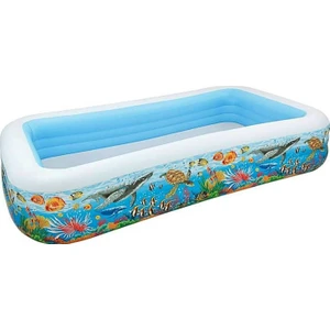 İntex Balık Desenlı Şeffaf Aile Havuzu