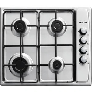 KO 410BF Inox 4 Gözü Gazlı Ankastre Ocak Doğalgazlı