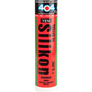 Silikon Isıya Dayanıklı Kırmızı 310 ML.
