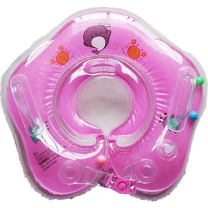 Bebek Yüzme Boyun Simidi Pembe