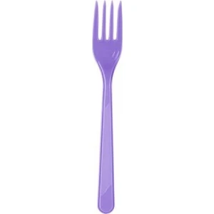 Lila Plastik Çatal