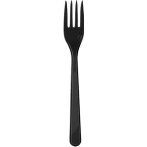 Siyah Plastik Çatal