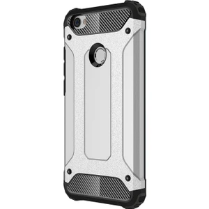Xiaomi Redmi Note 5A Kılıf Rugged Armor Gümüş