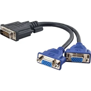 4966 Dvi-İ Vga Y Çoğaltıcı Çoklayıcı Switch Splitter Kablosu