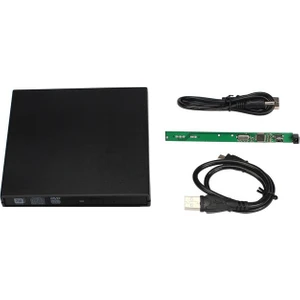 5114 Usb Sata Slim 9.5Mm Dvd Rw Writer Ssd External Harici Caddy Kutu