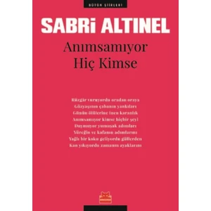 Anımsamıyor Hiç Kimse Bütün Şiirleri - Sabri Altınel